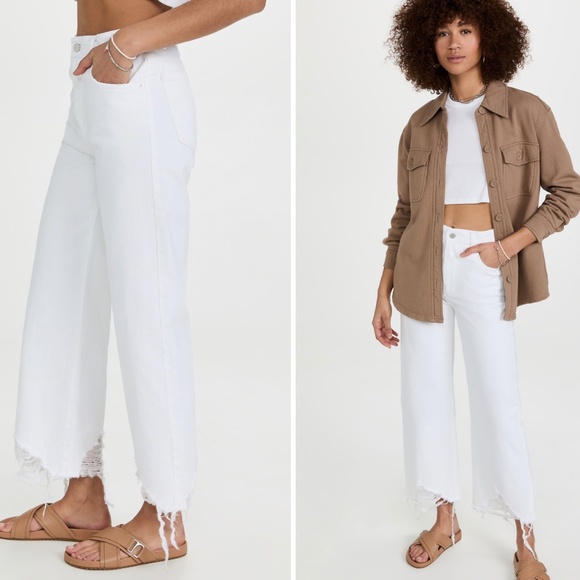 NWOT DL1961 Hepburn Wide Leg High Rise Jeans - Picture 2 of 4